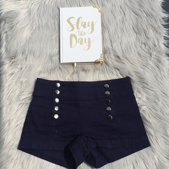 Forever 21 Pants - Blue Highwaist Shorts